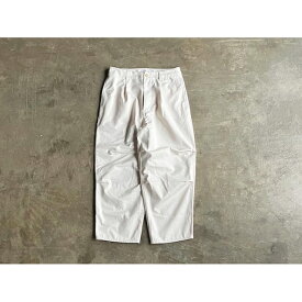 【STILL BY HAND】 スティル バイ ハンド Selvage Cotton Chino Cloth Wide Tapered Cropped Pants style No.PT01241