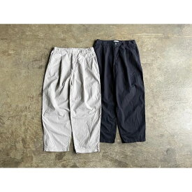 【STILL BY HAND】 スティル バイ ハンド Cotton Garment Dye DeepTuck Tapered Pants style No.PT03241