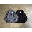 《More Winter Sale 40割》【STILL BY HAND】スティル バイ ハンド 12G Silk Wool V Neck Knit Cardigan style No.KN02253