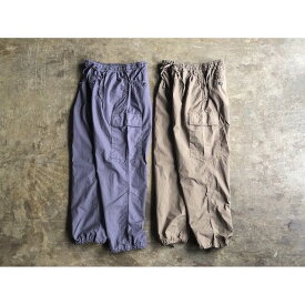 【HTS】 HARROW TOWN STORES エイチティーエス COTTON PLAIN OVERDYE EASY PANTS style No.NHT2211VC