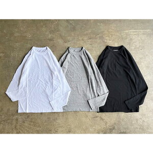 ēׁyShinzonez V][ wGENERAL LONG SLEEVExEssential Cotton Loop Wheeled L/S Tee style No.19AMSCU03
