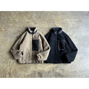 �yTAION�z �^�C�I�� Mountain Reversible High Neck Light Down×Boa Jacket style No.TAION-R102ZLBMT