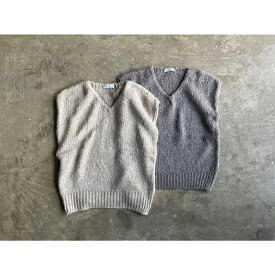 《SERVICE PRICE 20割》【TRICOTS JEAN MARC】 トリコ ジャン マルク Low Gauge Knit V Neck Vest style No.VARTOUI