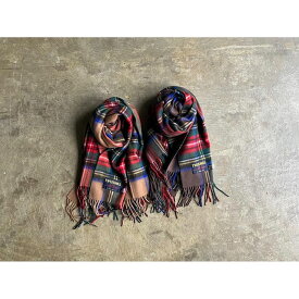 【TWEEDMILL】 ツイードミル Lambswool Stole Stewart Tartan Check style No. 70-190