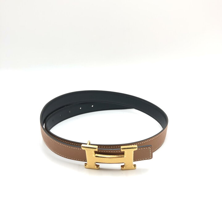 楽天市場】HERMES エルメス Hバックル ベルト ゴールド金具 Z刻印 74  