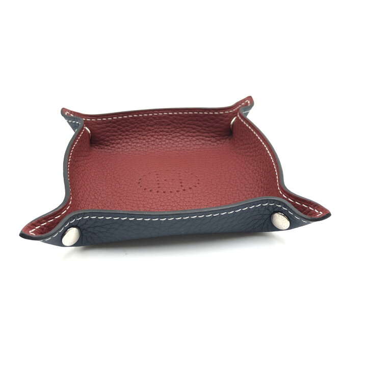 楽天市場】エルメス HERMES ヴィドポッシュ Hロゴ レッド ネイビー  
