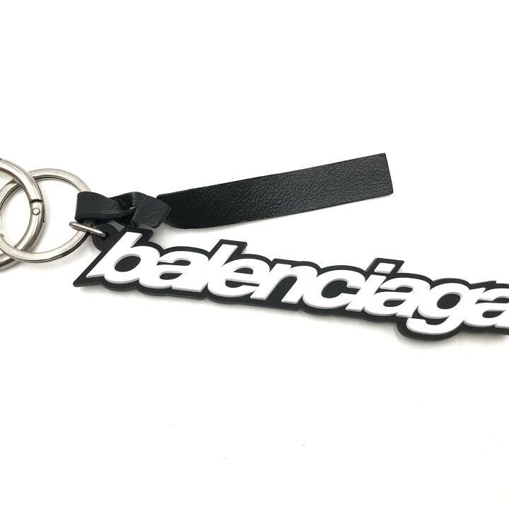 楽天市場】BALENCIAGA バレンシアガ ロゴキーホルダー639106 JEW6Y 