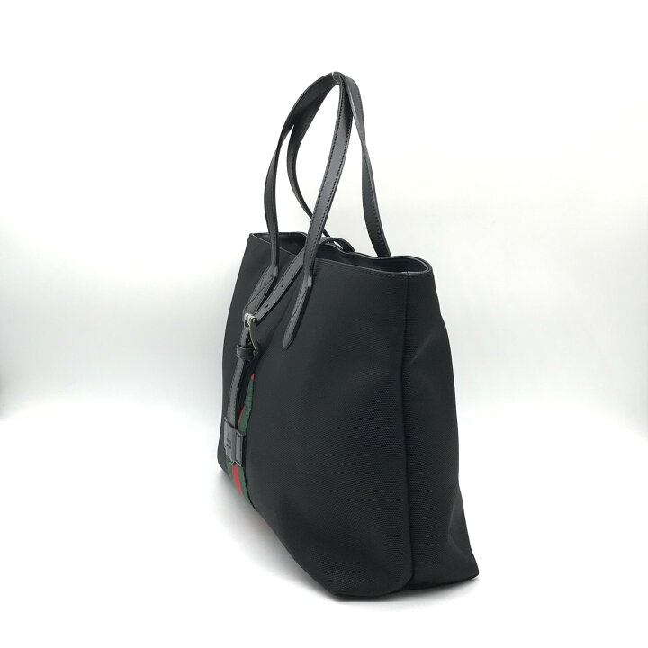 楽天市場】グッチ GUCCI トートバッグ キャンバス×レザー ウェブライン 