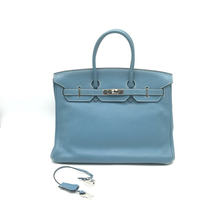 楽天市場】HERMES エルメス バーキン35 ブルージーン ハンドバッグ  