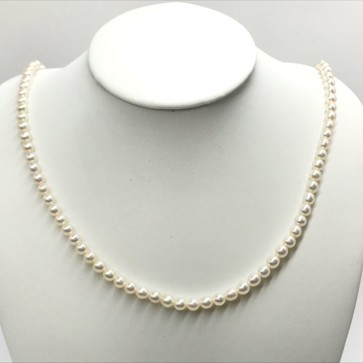 楽天市場】【中古】 タサキ TASAKI パール ネックレス シルバー 真珠  