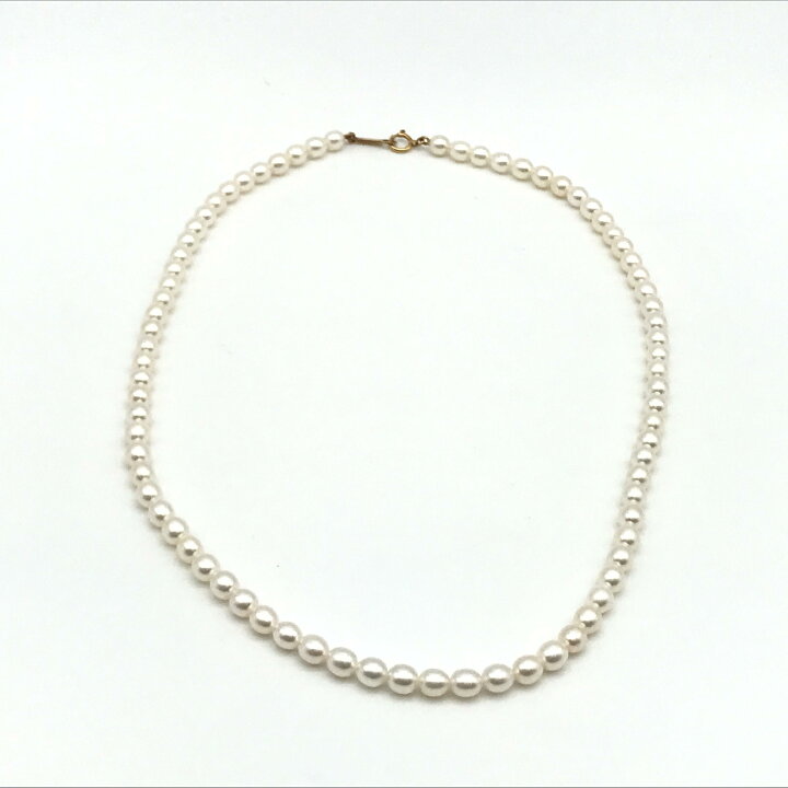 楽天市場】【中古】 TASAKI タサキ パール ネックレス K18 イエロー 