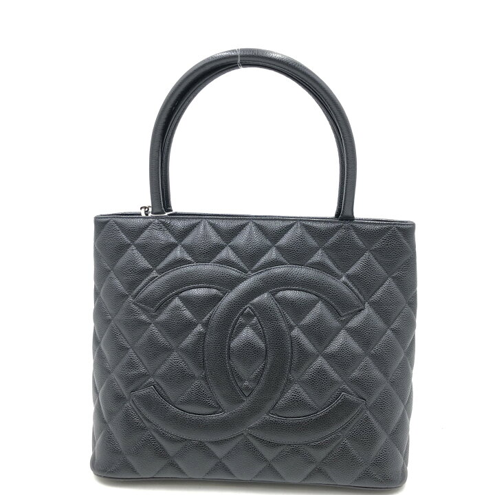 楽天市場】シャネル Chanel 復刻トートバッグ キャビアスキンレザー  