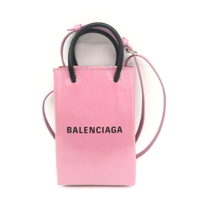 楽天市場】バレンシアガ Balenciaga ショッピング フォンホルダー 