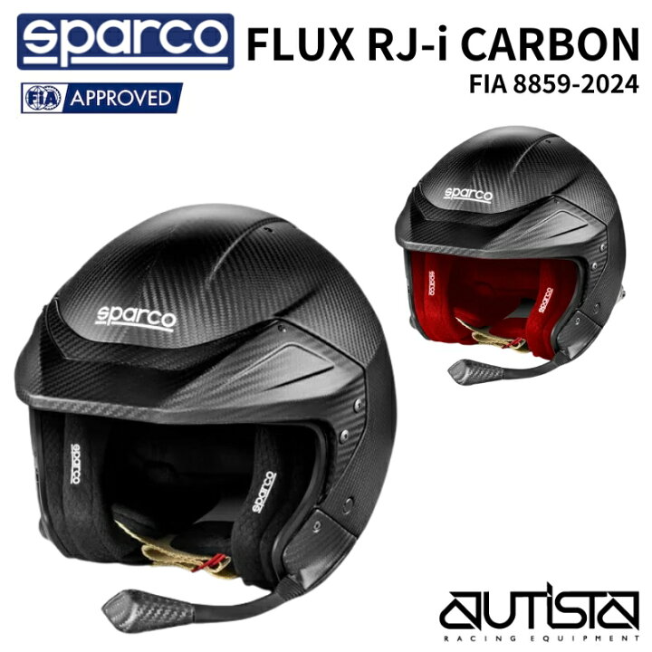 楽天市場】Sparco レーシングヘルメット FLUX RJ-i CARBON スパルコ 