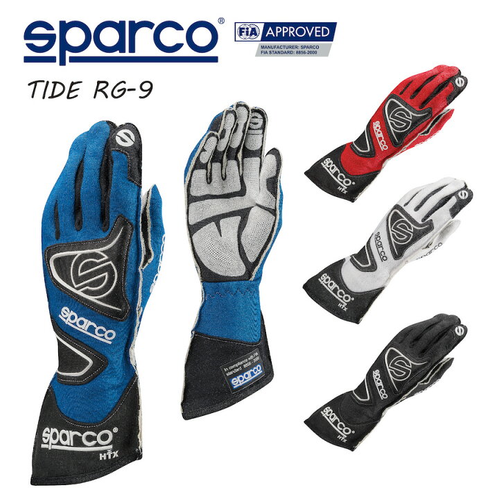 楽天市場】SPARCO スパルコ レーシンググローブ TIDE RG-9 FIA公認 4輪 