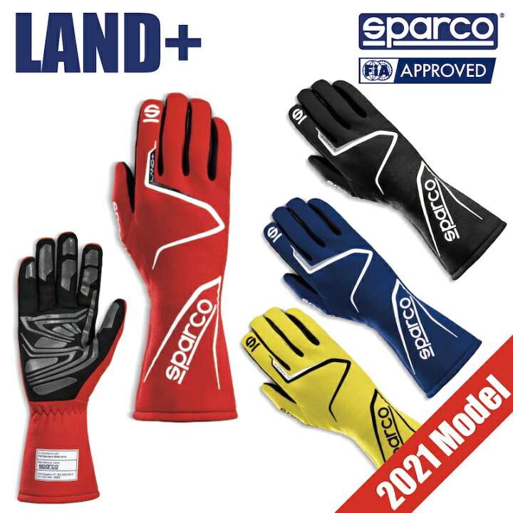 楽天市場 Sparco レーシンググローブ Land Land Fia公認 スパルコ ランド プラス レーシングカート レーシング グローブ カート 手袋 4輪 四輪 レーサー 走行会 おしゃれ 車用 レーシング用 レーシング用品 車用品 カー用品 店頭受取対応商品 Sparco専門店