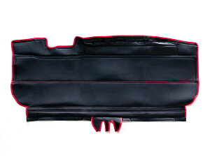 G'BASE シートバックスペースカバー ブラック×レッド ハイゼットジャンボ S500P S510P 2021/12〜