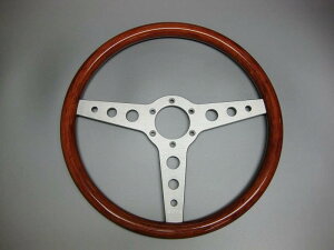 【送料無料】MONZA オリジナル ウッドステアリング 35φ フラット クラシックスタイル