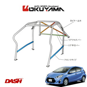 OKUYAMA �I�N���} DASH ���[���o�[ �X�`�[���� �A�N�A NHP10 [11P/No.14/2��] �_�b�V���{�[�h�����^�C�v ���l��ւ̔z���s�A��������