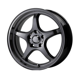 5ZIGEN FN01R-C STV (ダーククリア) 17×7.0J 4H PCD100 +45 アルミホイール1本