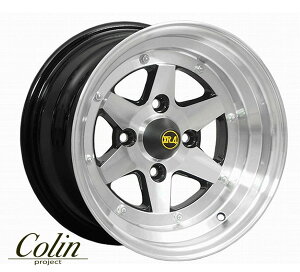 [COLIN PROJECT] ���ԃz�C�[�� �����V���� XR4 �u���b�N�|���b�V�� 14×9.0J 4H PCD114.3 -25 4�{�w���ő�������