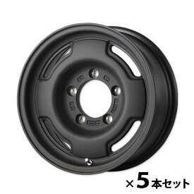 APIO アピオ アルミホイール WILDBOAR SR 15インチ 6Jx15(-5) 139.7 5H 5本セット アイアンブラック ジムニーシエラ JB74 JB43 JB33 JB32 JB31