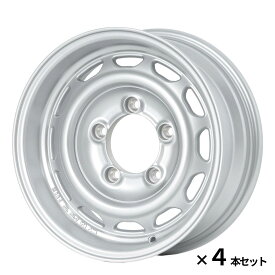 APIO アピオ アルミホイール WILDBOAR Ventura 15インチ INSET-5 6Jx15(-5) 139.7 5H 4本セット ブライトシルバー ジムニーシエラ