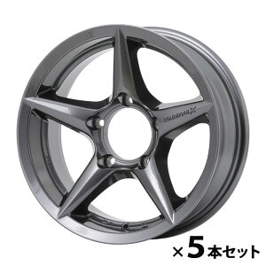 APIO アピオ アルミホイール WILDBOAR X2 16インチ 6.0J 5H PCD139.7 +-0 5本セット ブラック ジムニーシエラ