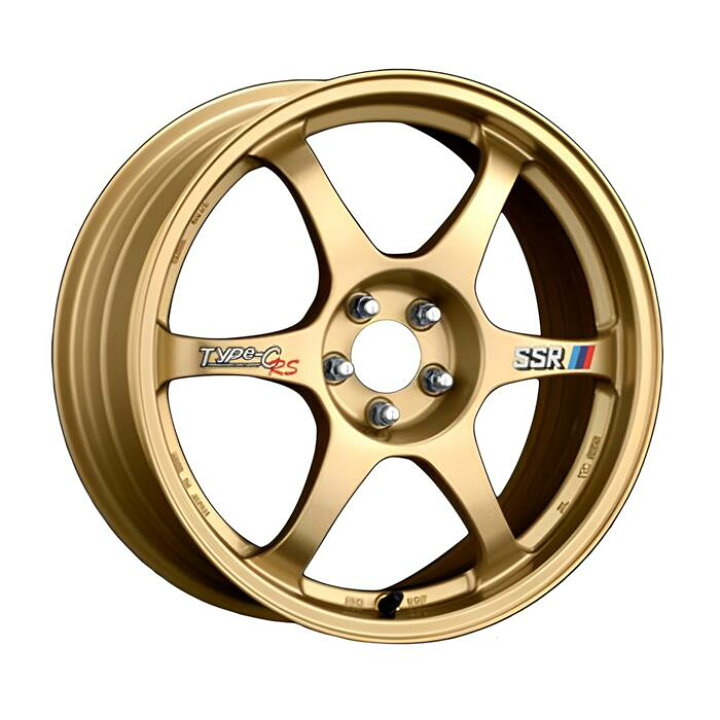 楽天市場】【即納】SSR Type-C RS ゴールド(GOLD) 18×7.5J 5H PCD100 + 