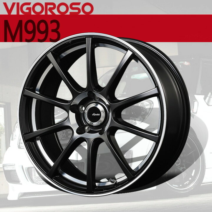 楽天市場】Advanti RACING アルミホイール VIGOROSO M993 17×7.0J 5H 