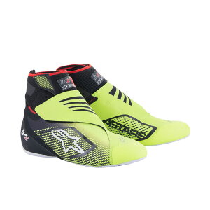 �A���p�C���X�^�[�Y �J�[�g�p���[�V���O�V���[�Y TECH-1 KZ V2 SHOES (�T�C�Y:8.5) 155 BLACK YELLOW FLUO