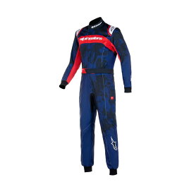 アルパインスターズ カート用レーシングスーツ KMX-9 V2 GRAPHIC 5 SUIT (サイズ:46) 7138 NAVY RED