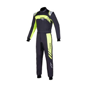 ApCX^[Y J[gp[VOX[c KMX-9 V3 S GRAPHIC 3 SUIT (TCY:150) 155 BLACK YELLOW FLUO