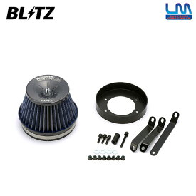 BLITZ ブリッツ サスパワー コアタイプLM ブルー エアクリーナー フェアレディZ Z32 H1.7〜H14.7 VG30DETT