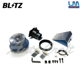 BLITZ ブリッツ サスパワー コアタイプLM ブルー エアクリーナー ヴォクシー ZWR90W ZWR95W R4.1〜 2ZR-FXE