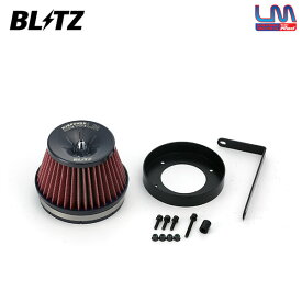 BLITZ ブリッツ サスパワー コアタイプLM レッド エアクリーナー レガシィ BD5 H8.6〜H10.12 EJ20R ターボ MT MC後 280PS車用