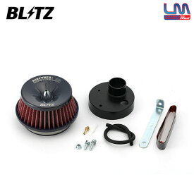 BLITZ ブリッツ サスパワー コアタイプLM レッド エアクリーナー ミラ L502S L512S H6.9〜H10.10 JB-JL ターボ 4気筒専用