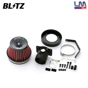 BLITZ ブリッツ サスパワー コアタイプLM レッド エアクリーナー アルファード GGH30W GGH35W H27.1〜H30.1 2GR-FE