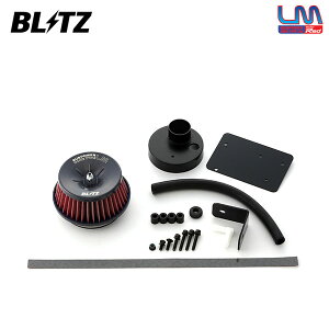 BLITZ ブリッツ サスパワー コアタイプLM レッド エアクリーナー スペーシアカスタム MK53S H29.12〜 R06A ターボ 2WD/4WD