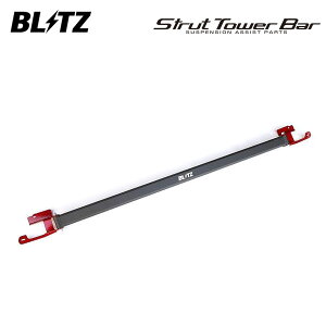 BLITZ ブリッツ ストラットタワーバー レッド フロント用 フィット GR3 GR4 GR6 GR8 R2.2〜 LEB e:HEV
