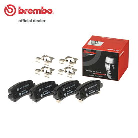 brembo ブレンボ ブラックブレーキパッド リア用 サーブ 9-5シリーズ GA28 H23.3〜 XWD 2.8L 送料:全国一律無料