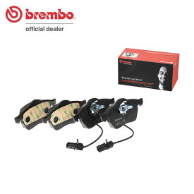 brembo ブレンボ ブラックブレーキパッド フロント用 アウディ A4 (B5) 8DAAHF 8DACKF H6〜H13.6 2.8 クワトロ 8D_X_200001〜 送料:全国一律無料