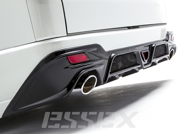楽天市場】CRS ESSEX ナロー用 QUATTRO リアバンパー ABS製 ブラック 