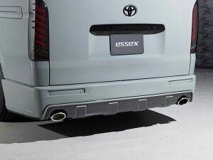 CRS ESSEX LEGARE ナロー用 リアバンパー タイプステップ 両側出し(左右) 未塗装 ハイエース 200系 2004年8月~ 1型 2型 3型 4型 5型 6型 7型 8型 ナローボディ 個人宅不可 沖縄・離島は要確認