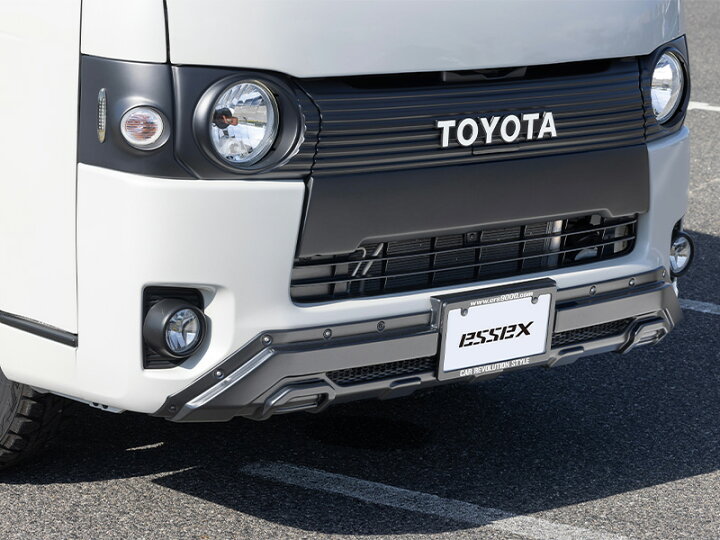 楽天市場】CRS ESSEX 200系ハイエース フロントバンパーガード マット 