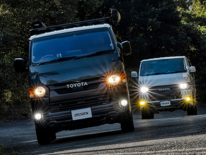 楽天市場】CRS ESSEX 200系ハイエース フロントバンパーガード マット 