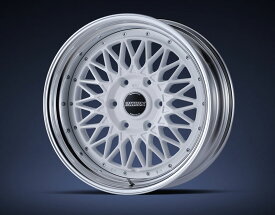 CRS ESSEX ホイール ENCM-18 2ピース 18×11.5J -47〜+50 1本 ホワイト(WH)/アルマイト ハイエース 200系 2004年8月〜