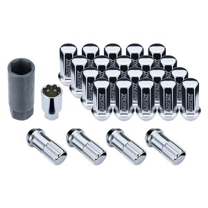 CRS ESSEX M12×P1.5 6穴用 レーシングナット 24本入 クローム ハイエース 200系 2004年8月〜