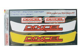 DIXCEL ディクセル ヘルメットバイザーステッカー ホワイト＆イエロー