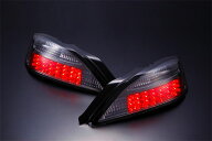 D-MAX LEDテールランプ スモーク 左右セット シルビア S15 H11.1〜H14.11